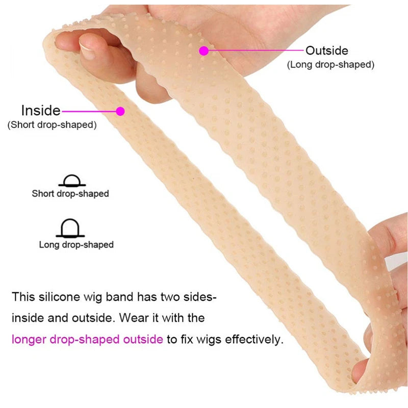 Silicone Grip Wig Band